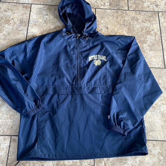 Notre Dame Champion XL windbreaker NWOT - Picture 2 of 9